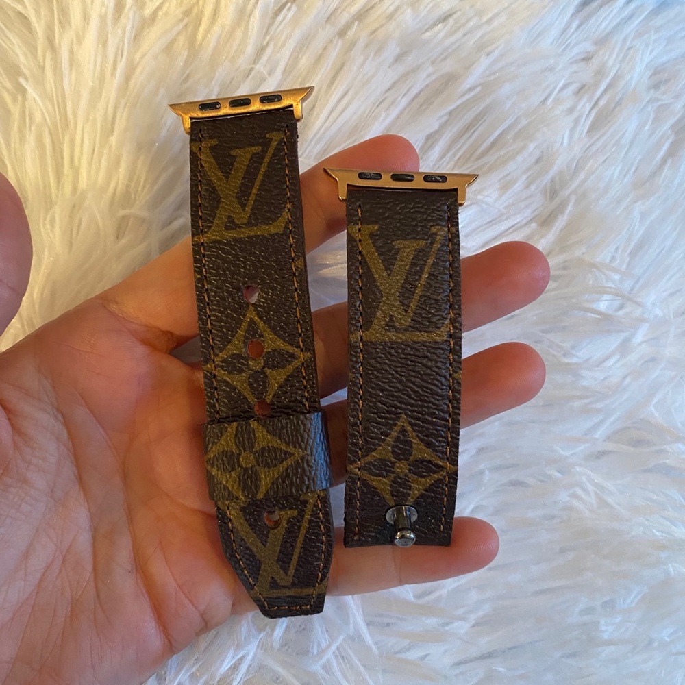 Repurposed Louis Vuitton Apple Watch Band